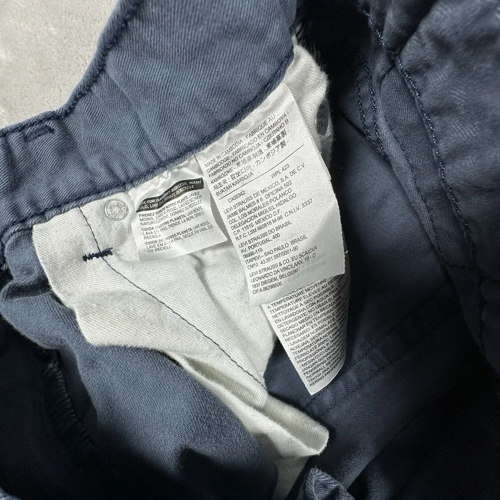 Levis 514 Jeans Mens 29x30 White Tab Straight Leg Blue Denim Pants